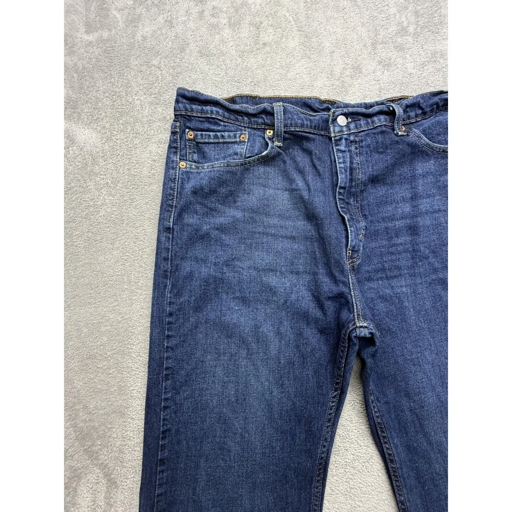 Levis‎ 505 Jeans Mens Measured 38x31 Blue Straight Regular Denim Zip Fly